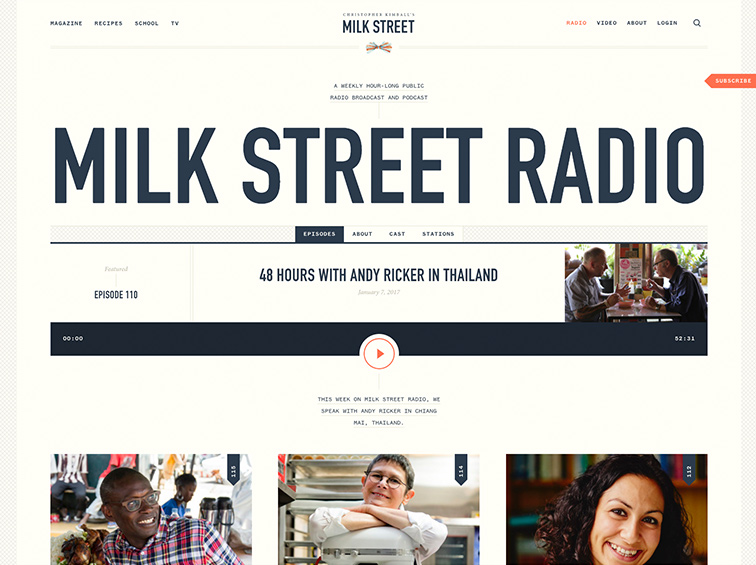 Milk Street Radio Screenshot