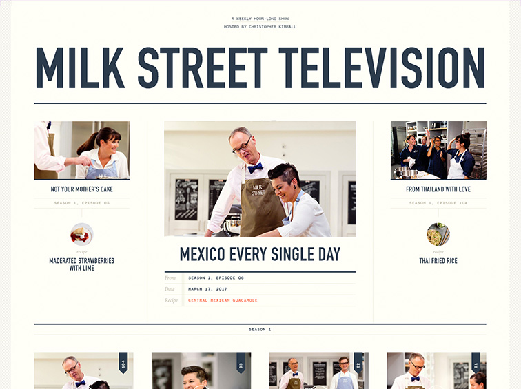 Milk Street Television Screenshot