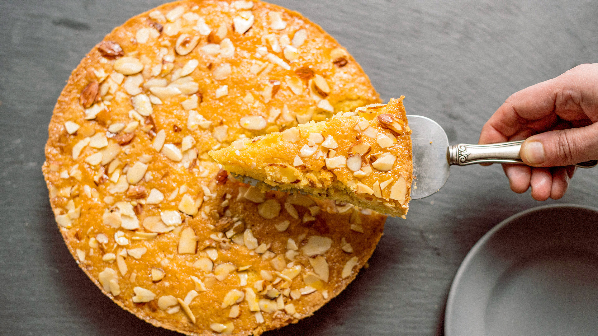 Best Tangerine-Almond Cake with Bay-Infused Syrup Recipe