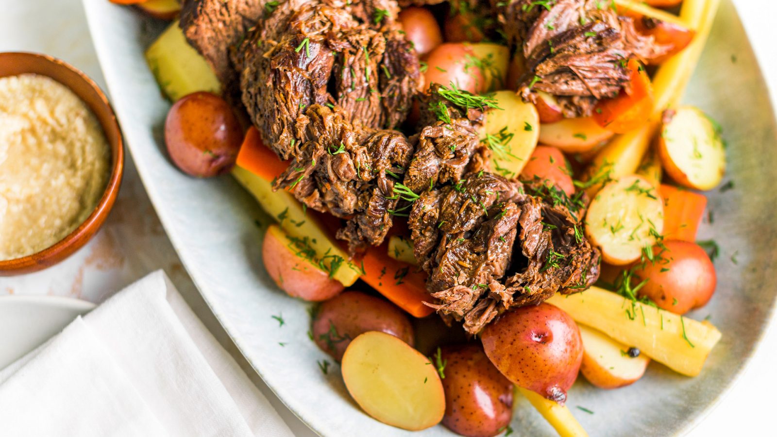 Austrian Pot Roasted Beef with Root Vegetables