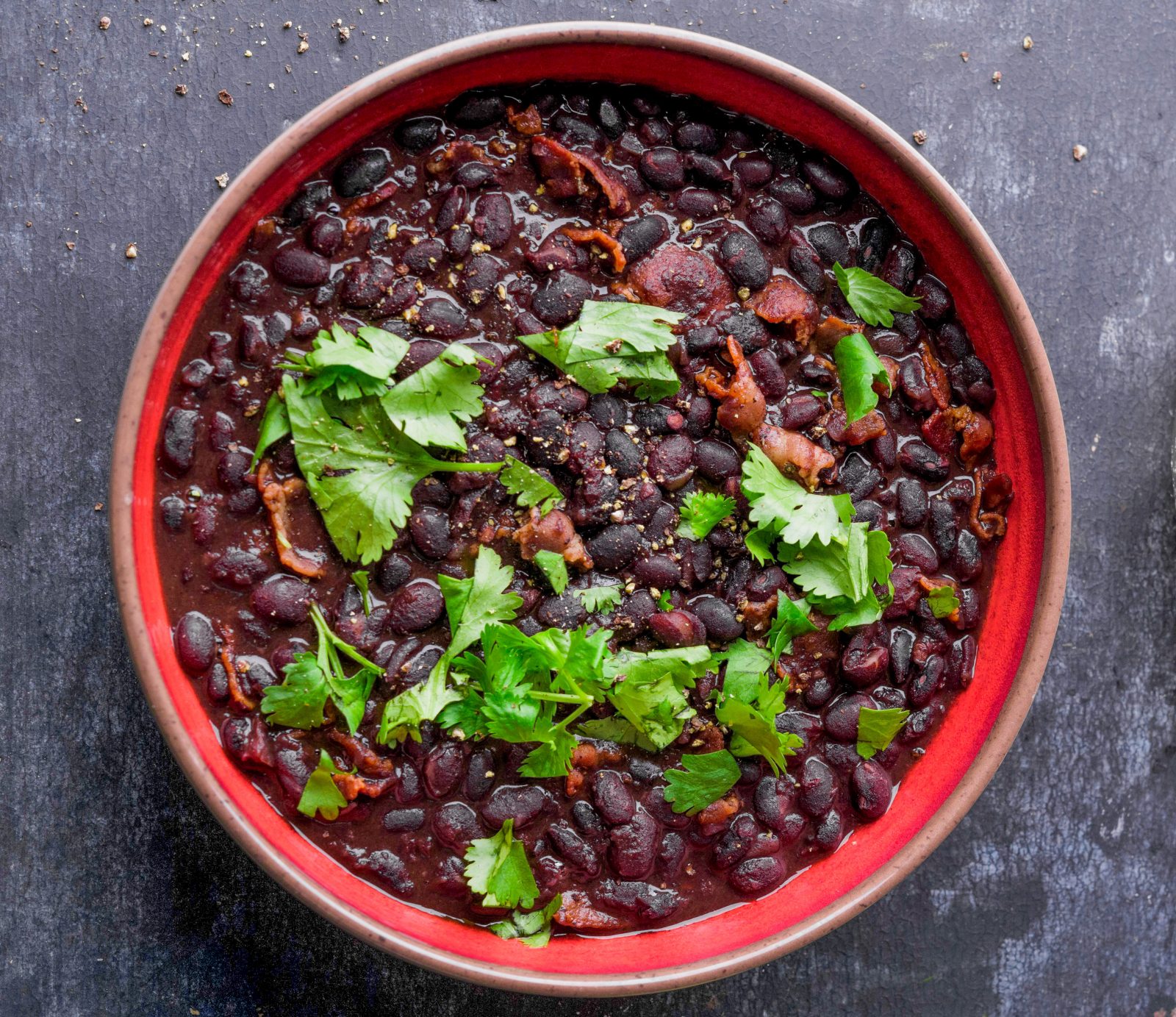 Black Beans Bacon Tequila