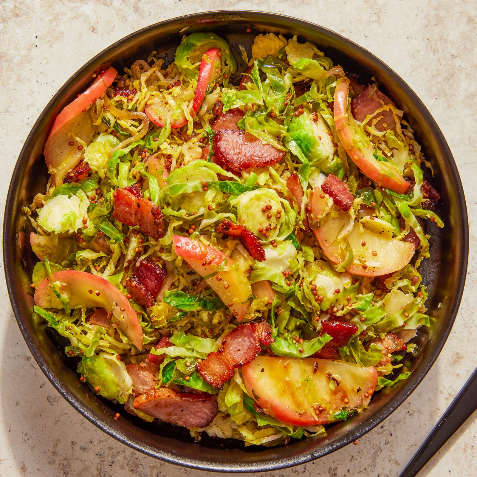 Brussels Sprouts Apples Bacon