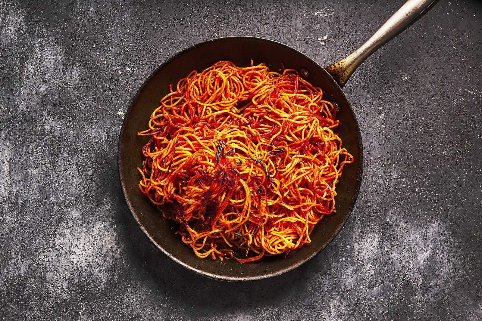 Charred Red Sauce Spaghetti all Assassina