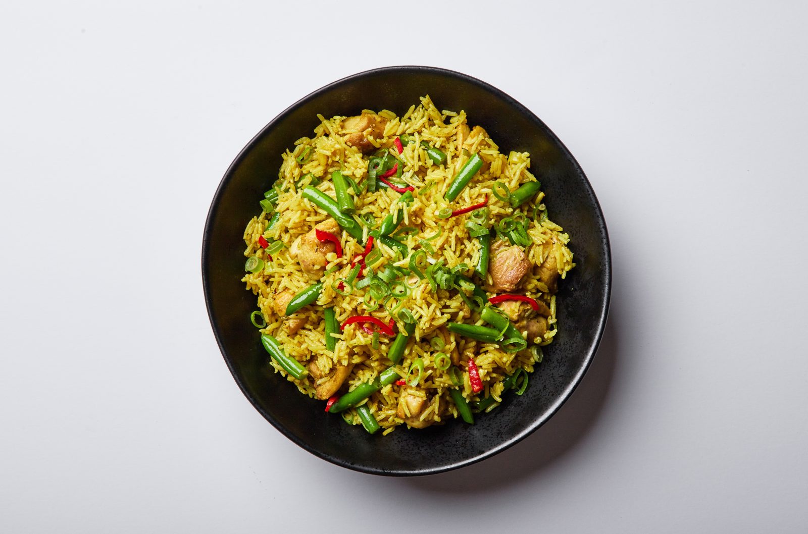 Curried Chicken Fried Rice Chilies