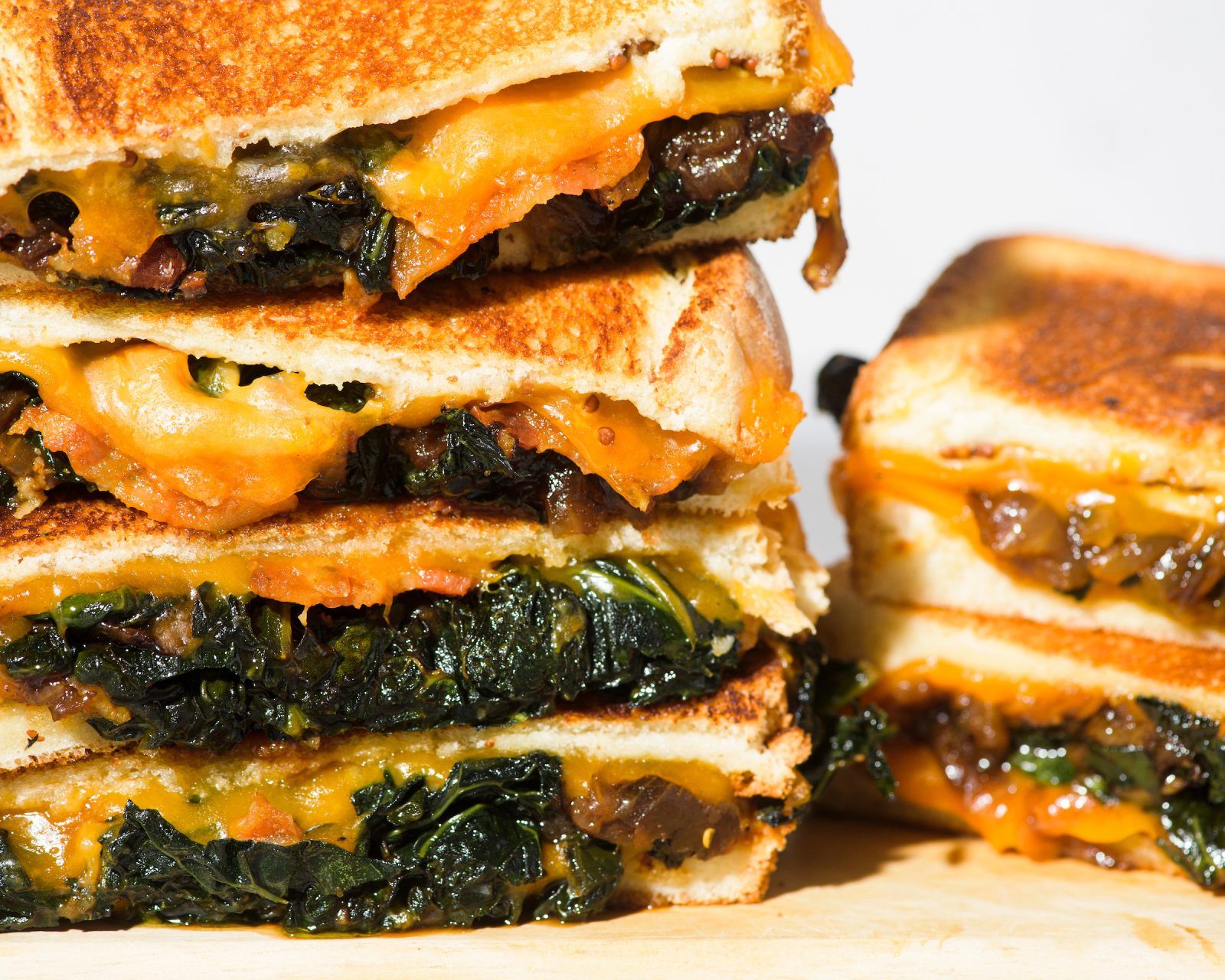 Kale Cheddar Melts Caramelized Onion Cook What You Have Milk Street
