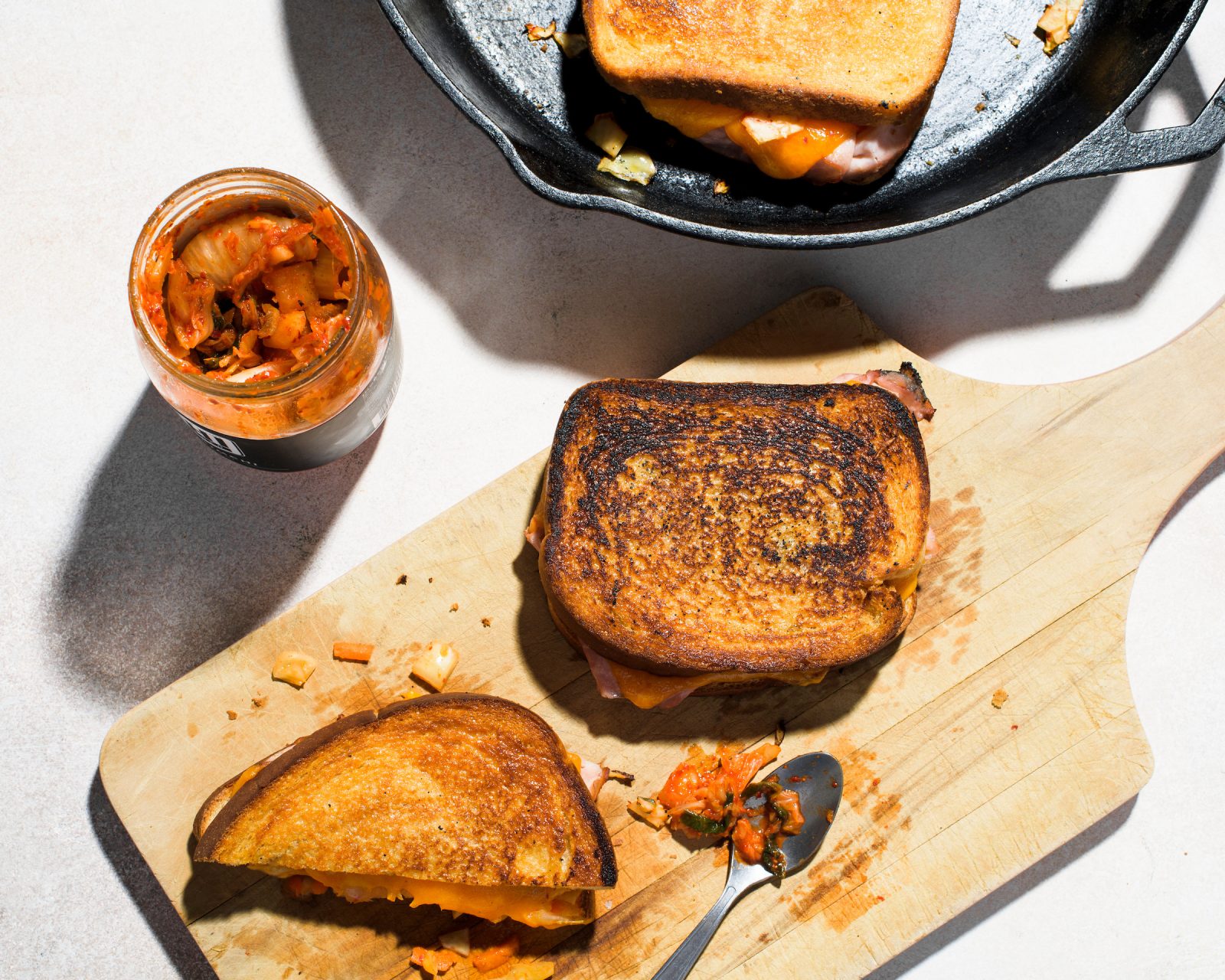 Kimchi Grilled Cheese Ham Cook What You Have Milk Street