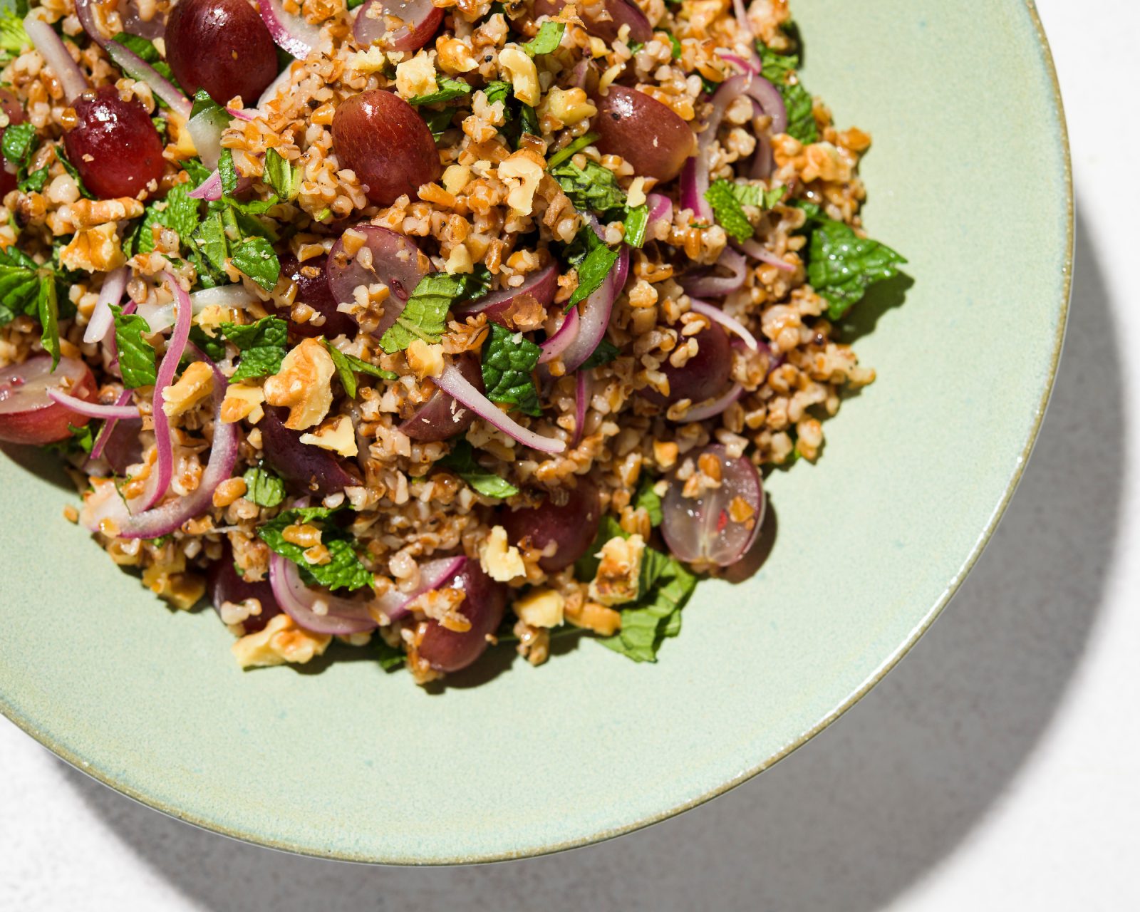 Toasted Bulgur with Walnuts and Pickled Grapes Cook What You Have Milk Street