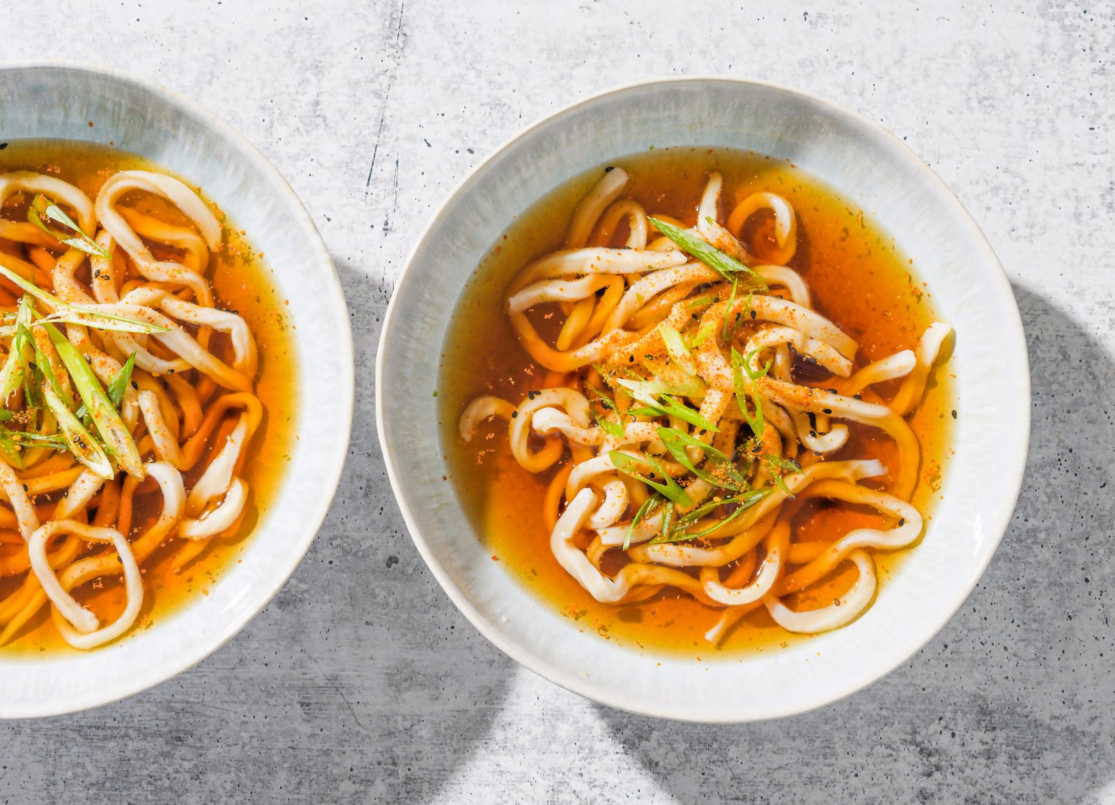 Udon Noodles Soy Broth