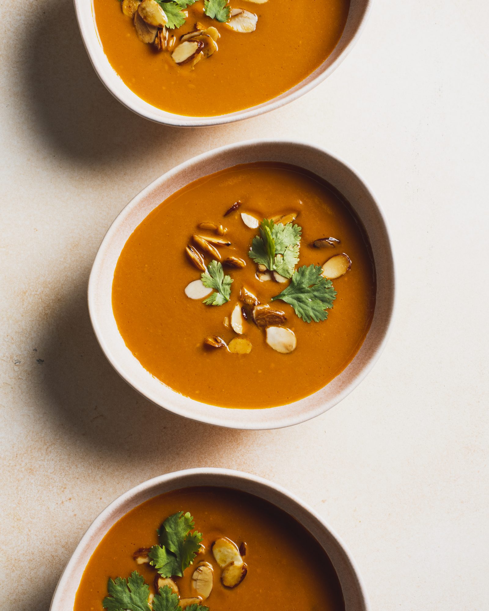 Double carrot soup fennel lime v