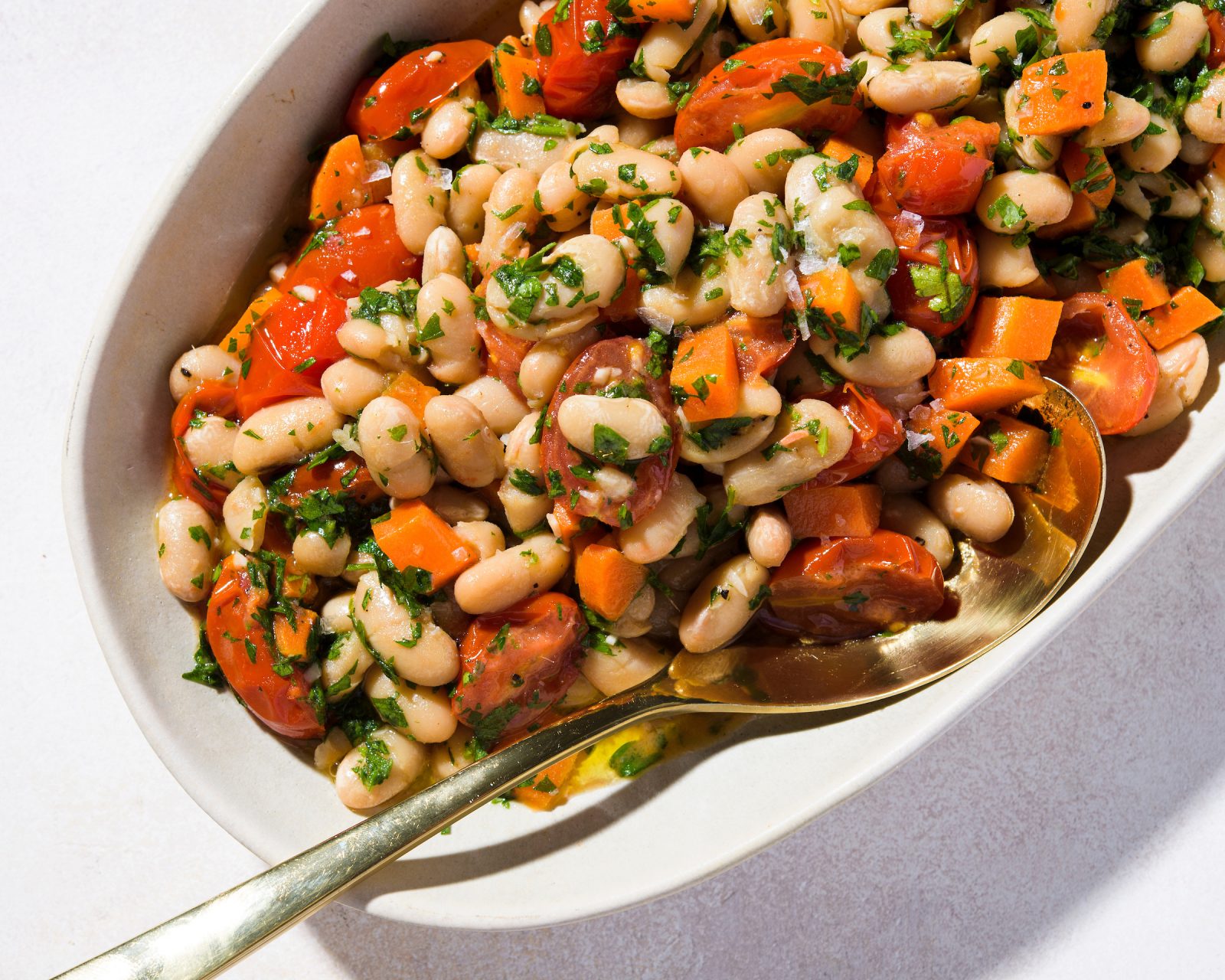 White Beans and Tomatoes with Anchovies and Wine Vinegar - Milk Street Cook What You Have