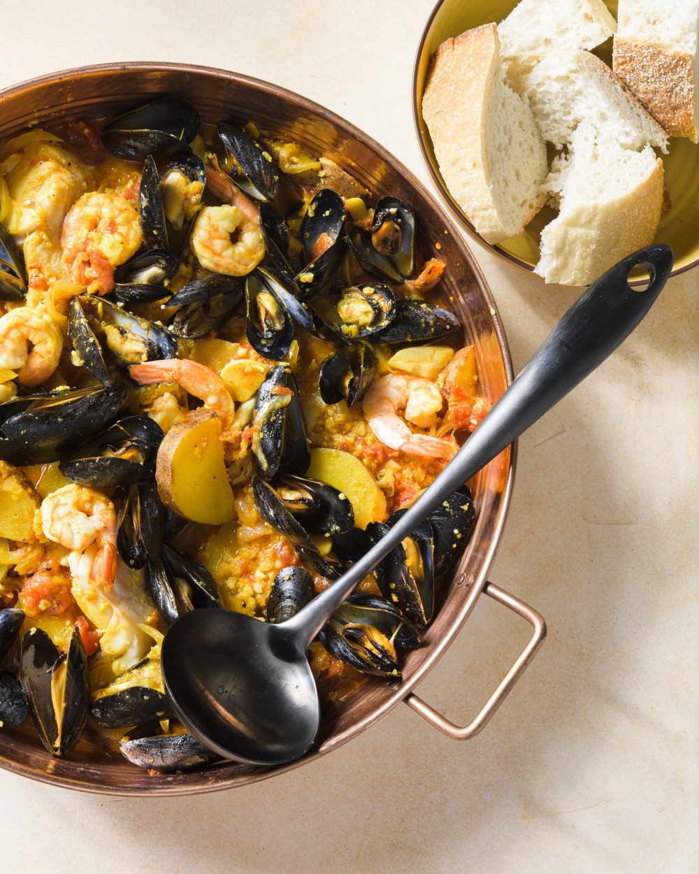 Catalan style seafood stew v
