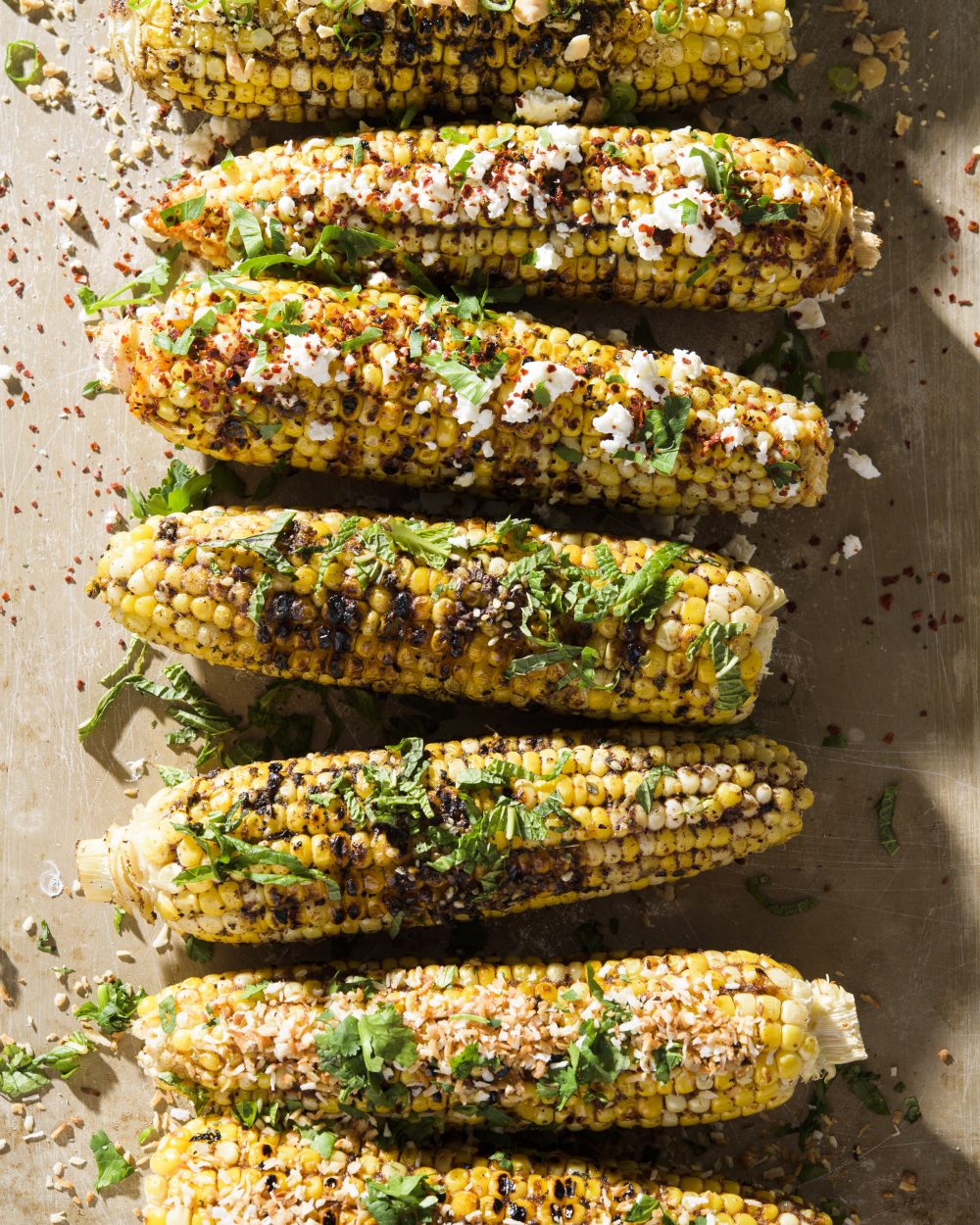 Grilled corn v