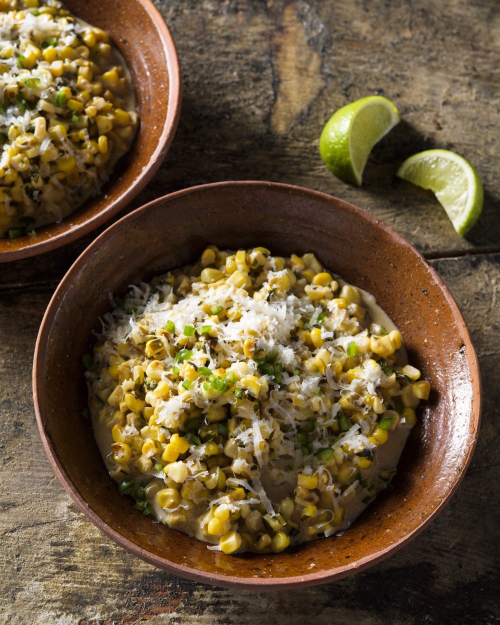 Mexican style corn chili lime esquites v