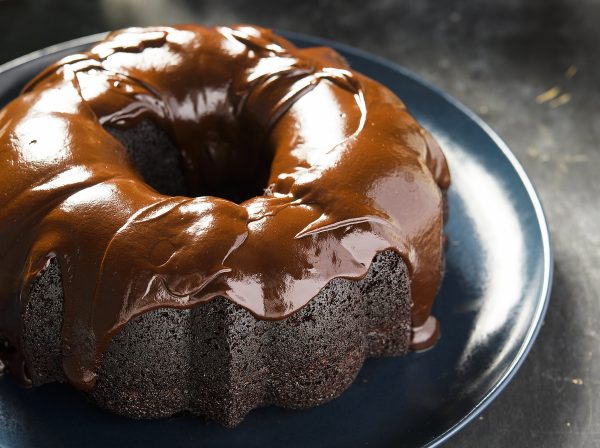Chocolate Bundt Cake with Dark Chocolate Glaze