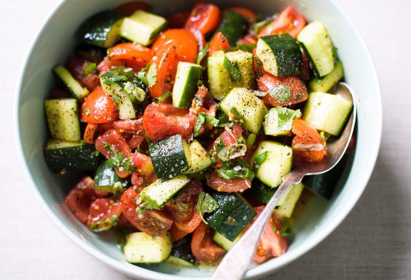 Persian Tomato and Cucumber Salad (Shirazi Salad)