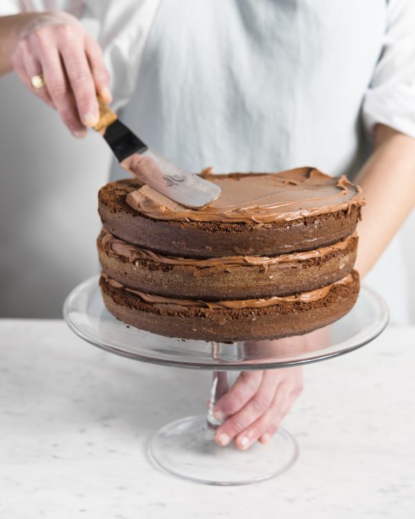 Chocolate-on-Chocolate Three-Layer Cake