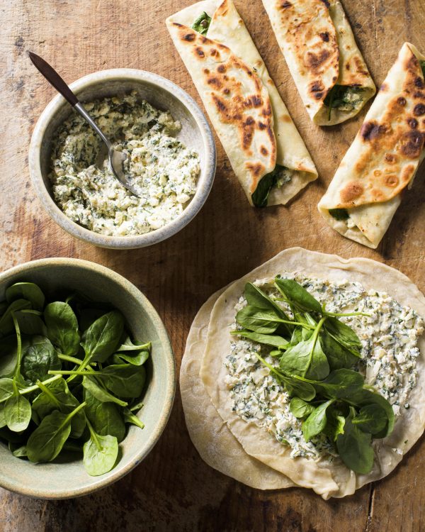 Spinach and Cheese Gozleme