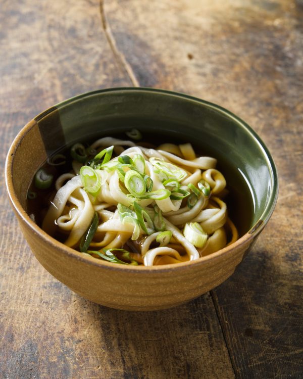 Udon Noodles in Soy Broth