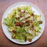 Apple Fennel Salad Candied Pecans
