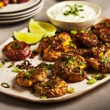 Indian Spiced Smashed Potatoes