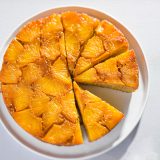Pineapple Upside Down Cornmeal Cake