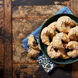 Turkish Crescent Cookies Spiced Walnut Filling