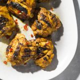 Grilled red curry chicken v