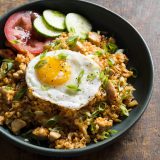 Indonesian style chicken fried rice v
