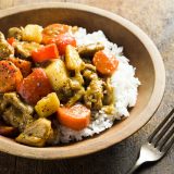 Japanese style chicken vegetable curry v