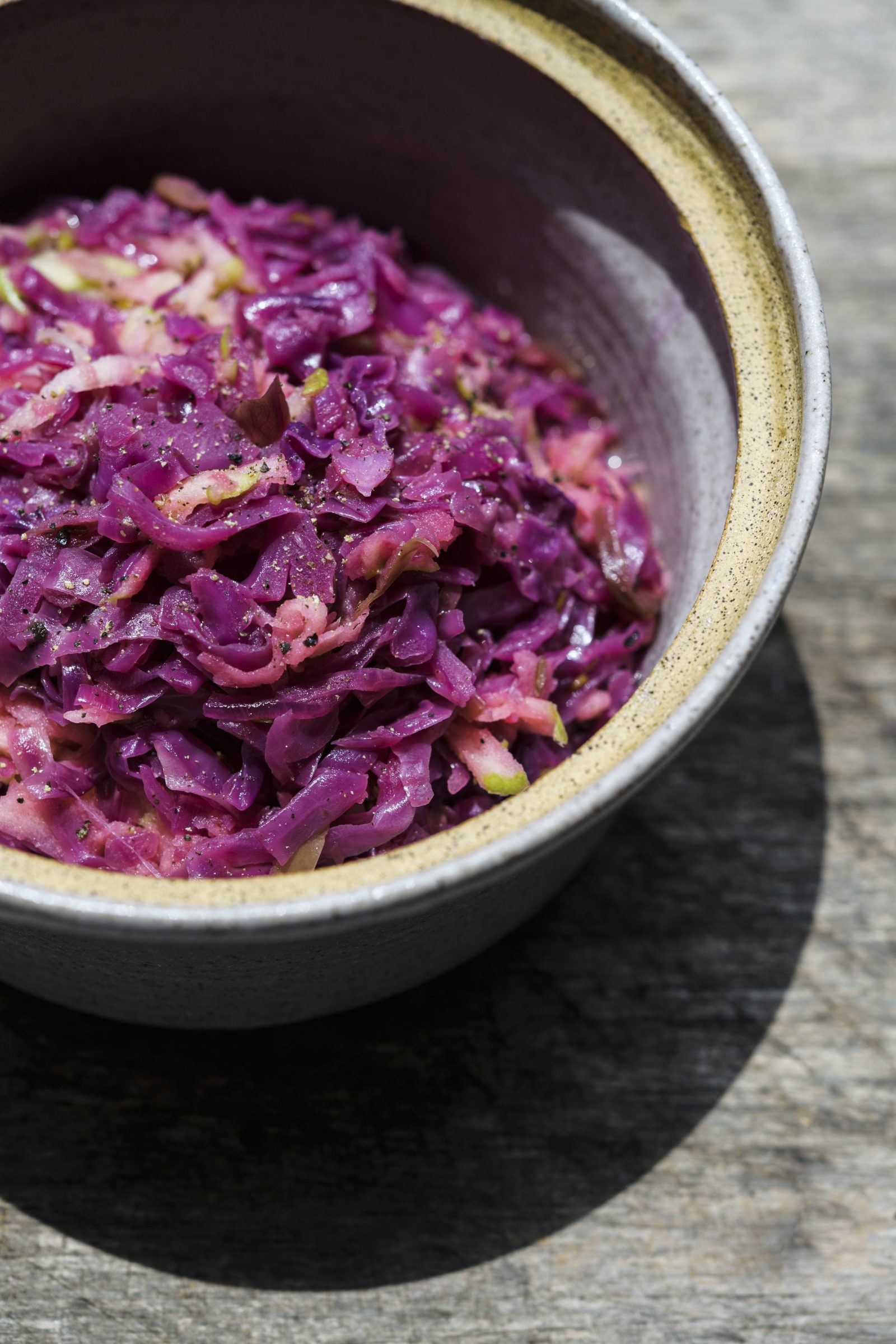 Braised Red Cabbage with Apples and Juniper