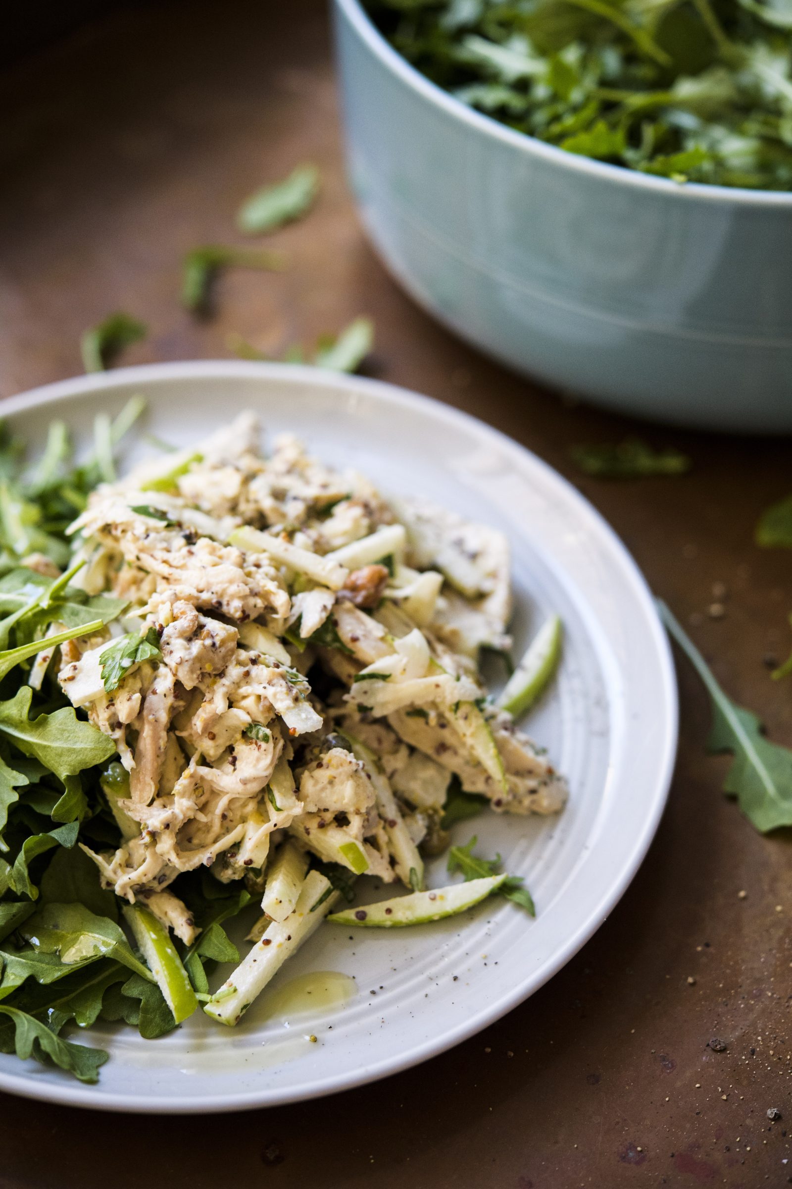 Chicken Salad with Apple, Celery Root and Fennel