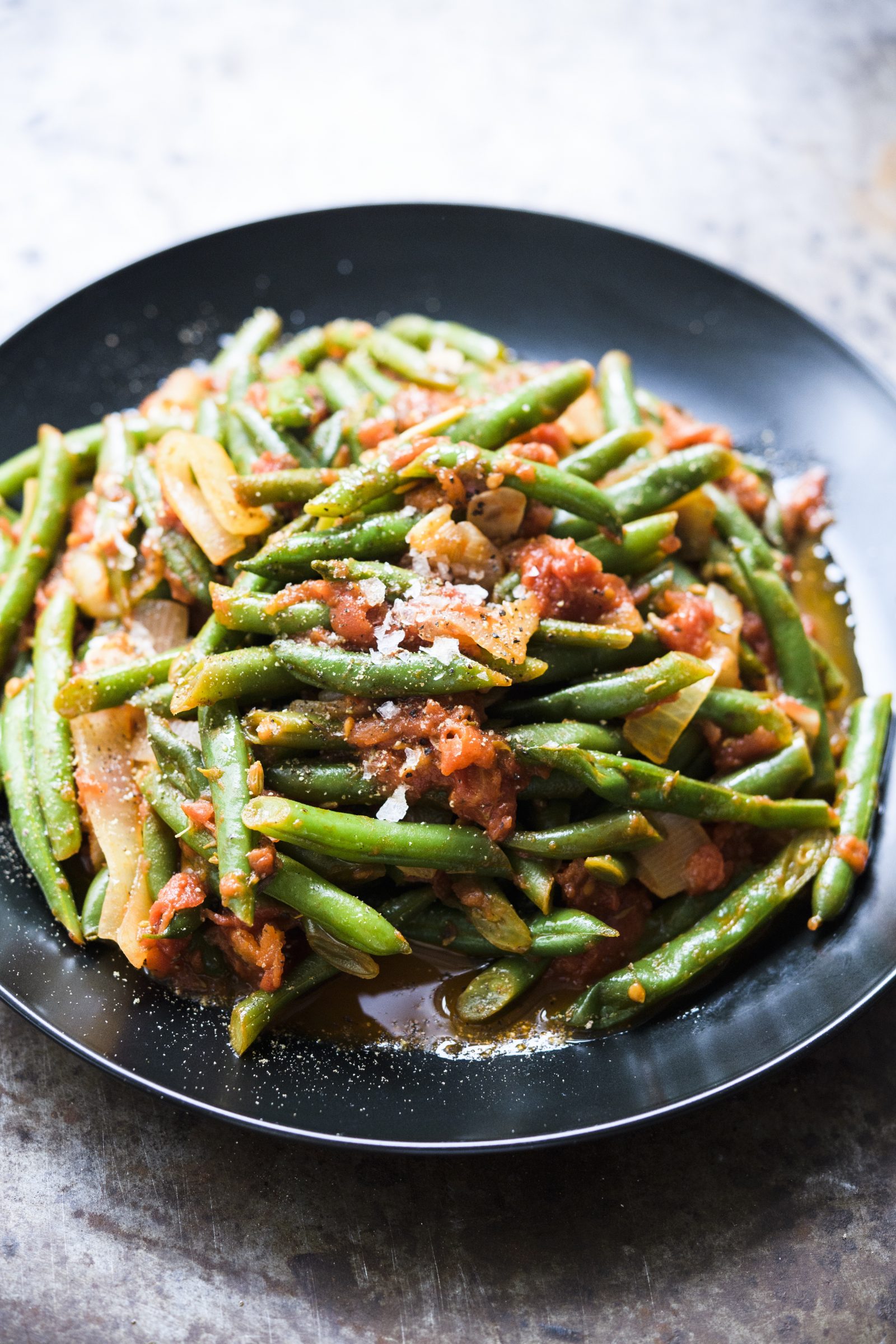 Green Beans with Fennel-Tomato Sauce