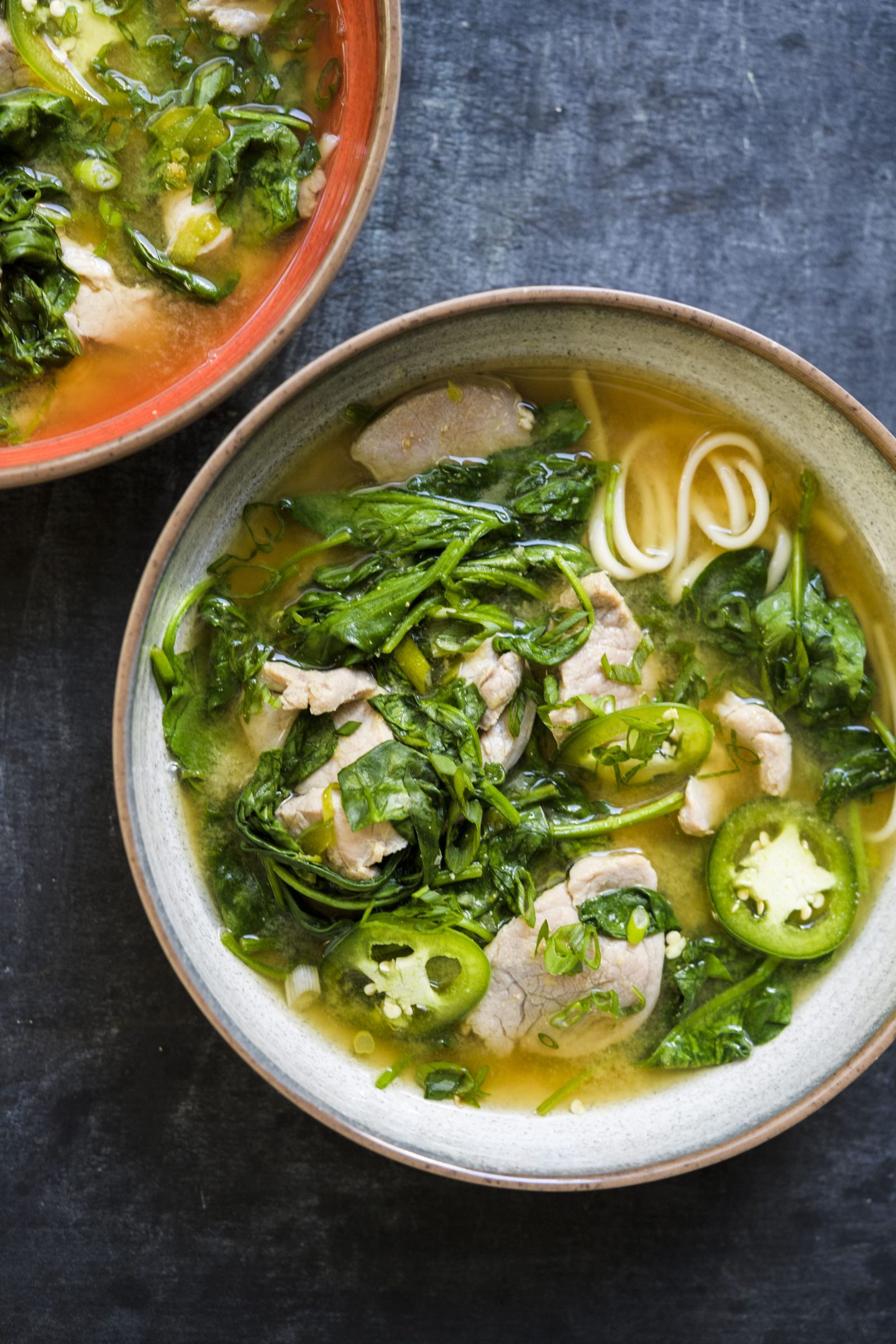 Miso-Marinated Pork and Noodle Soup
