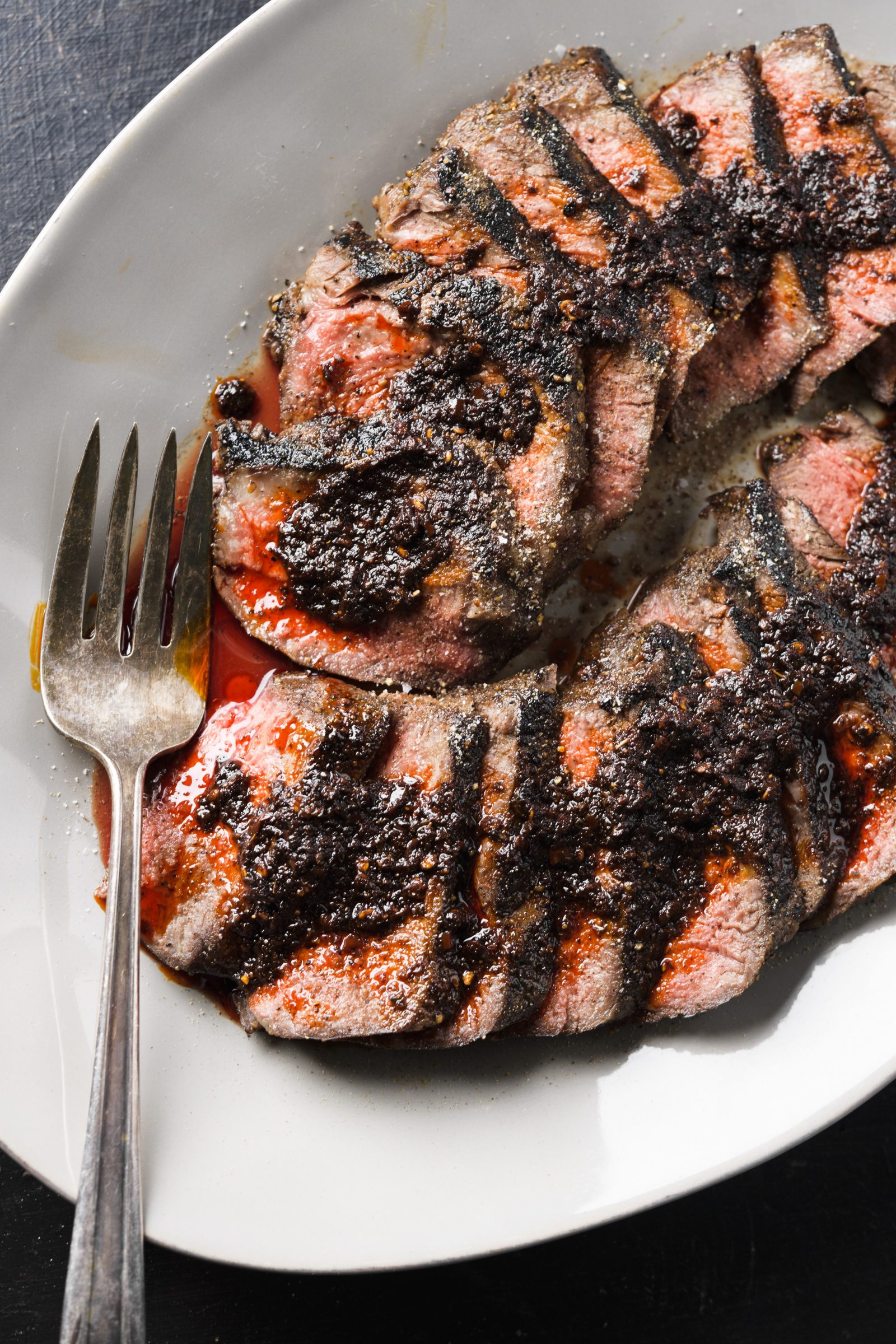 Oven-Perfect Strip Steak Vertical