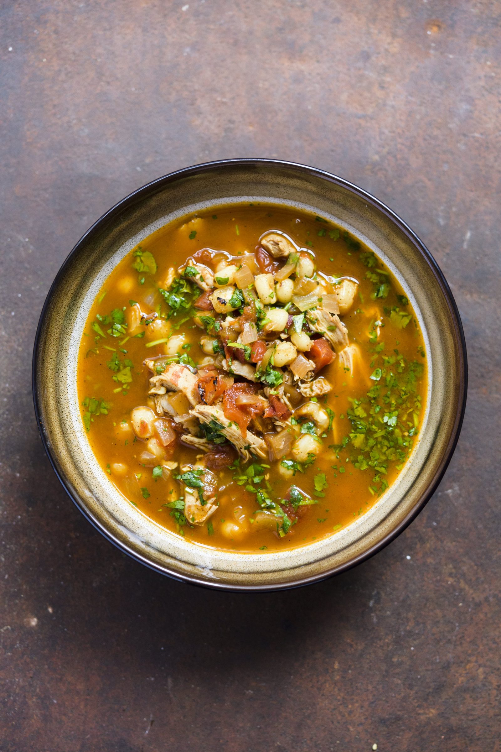 Posole Rojo with Chicken