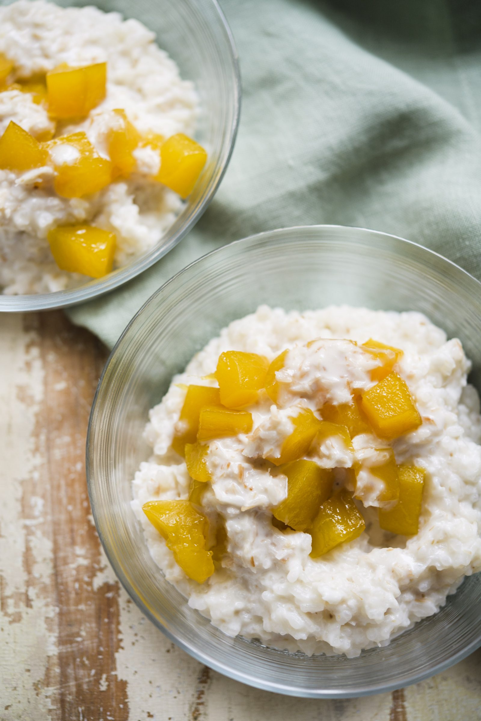 Senegalese Mango and Coconut Rice Pudding