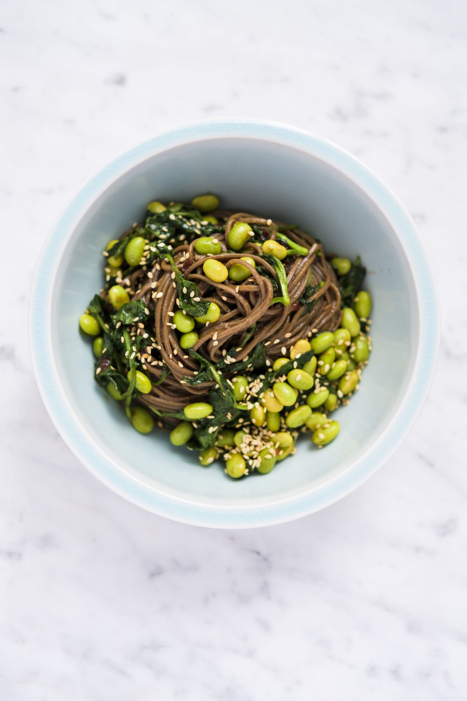 Soba with Edamame and Watercress  2