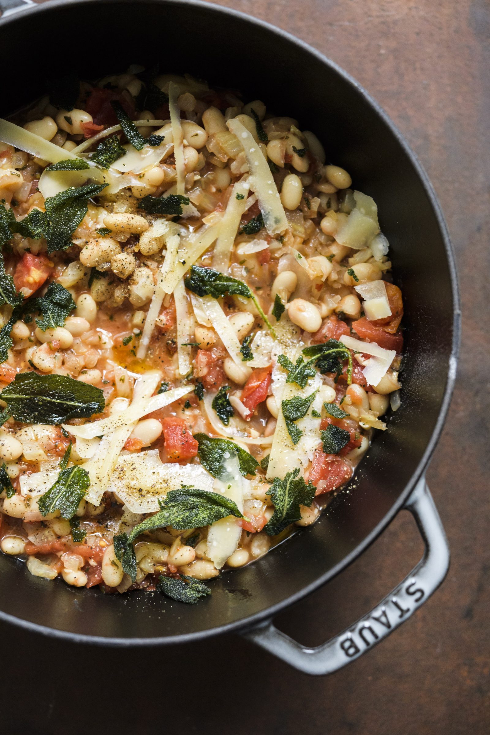 White Beans with Sage, Garlic and Fennel