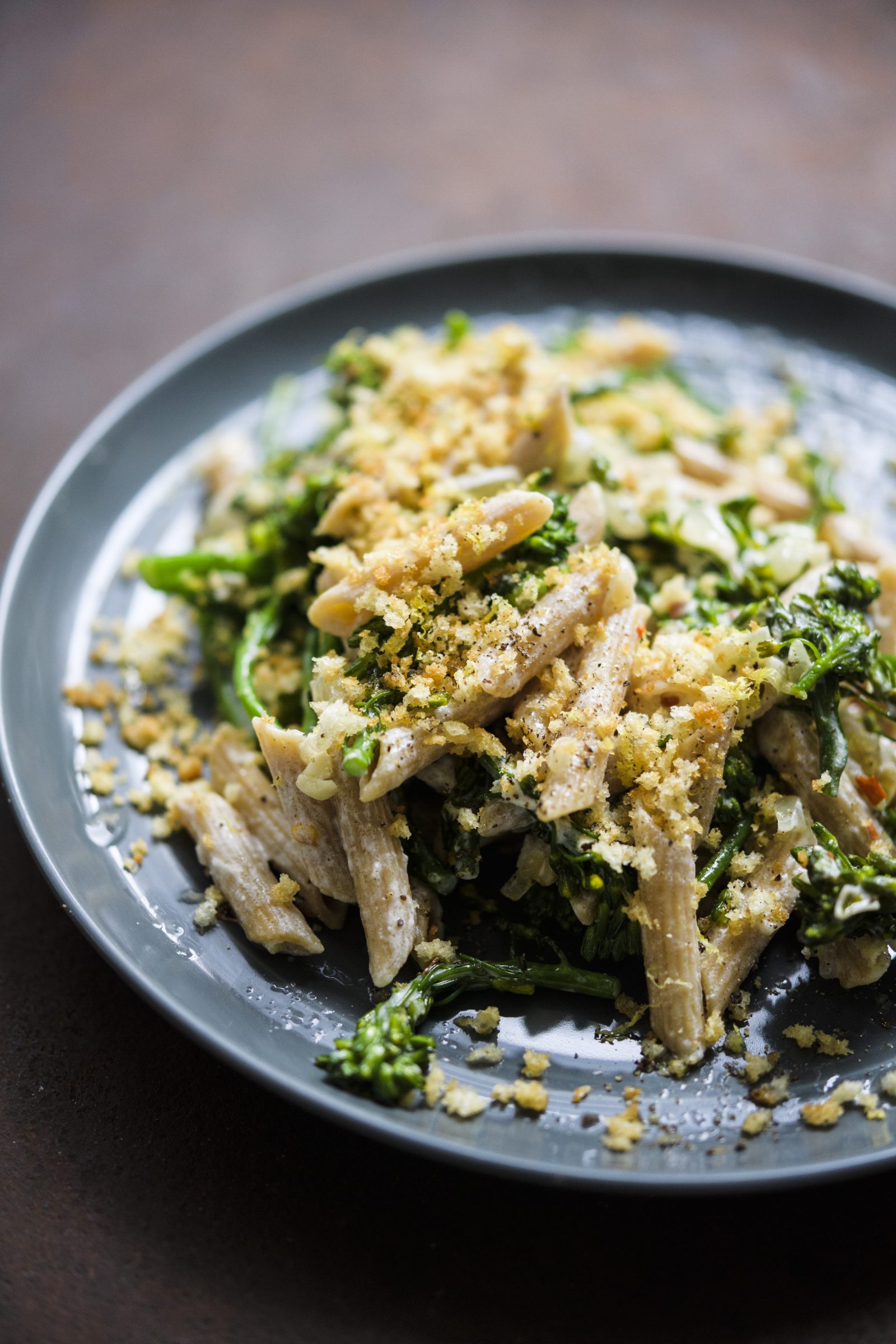 Whole-Wheat Penne with Broccolini and Chèvre 2