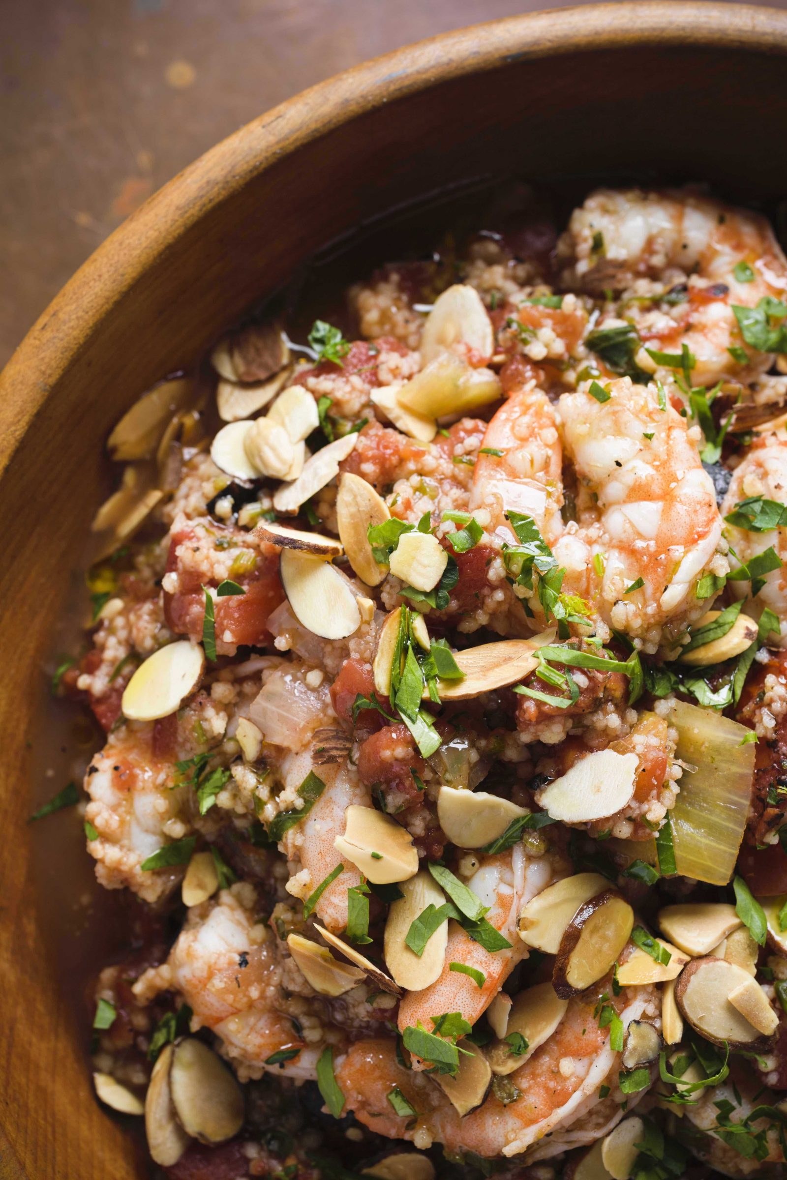 shrimp-couscous-tomatoes-toasted-almonds