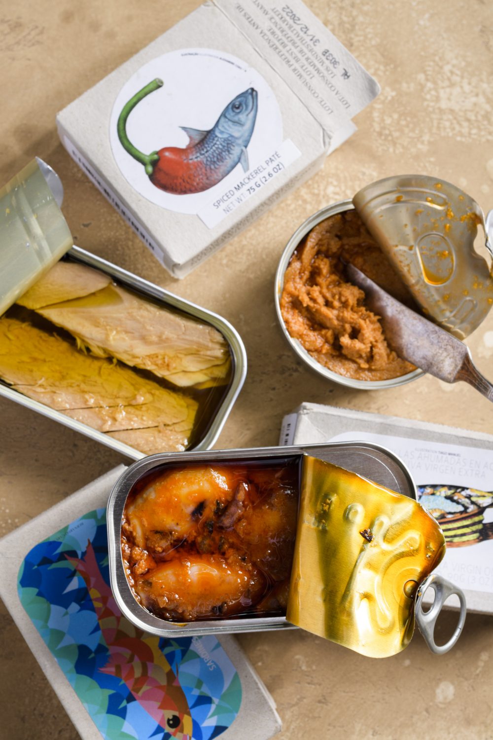 José Gourmet’s artful tins contain boldly flavored seafood.