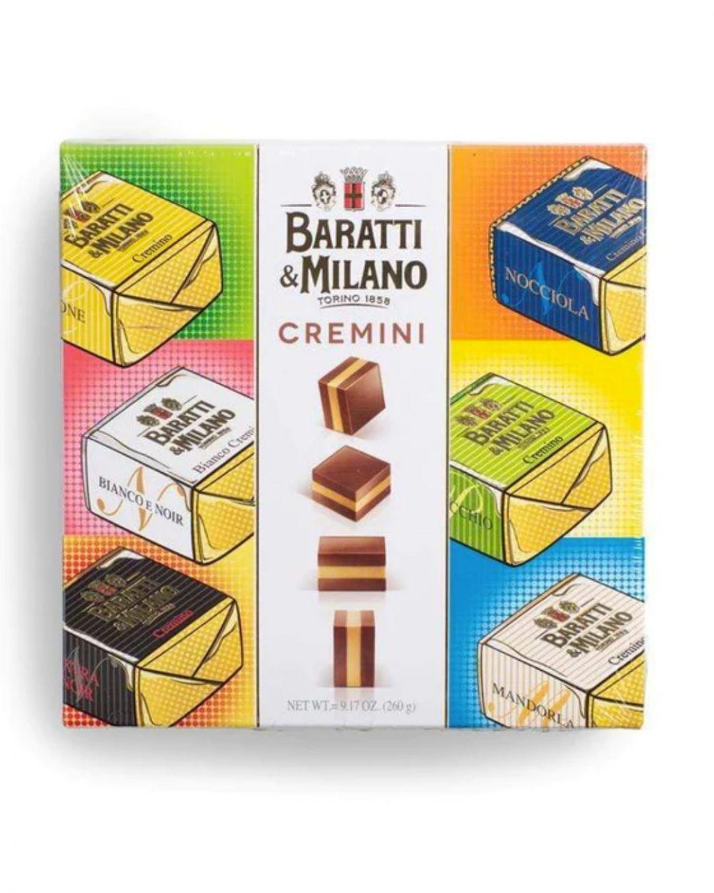Baratti and Milano Assorted Cremino Color Art Gift Box