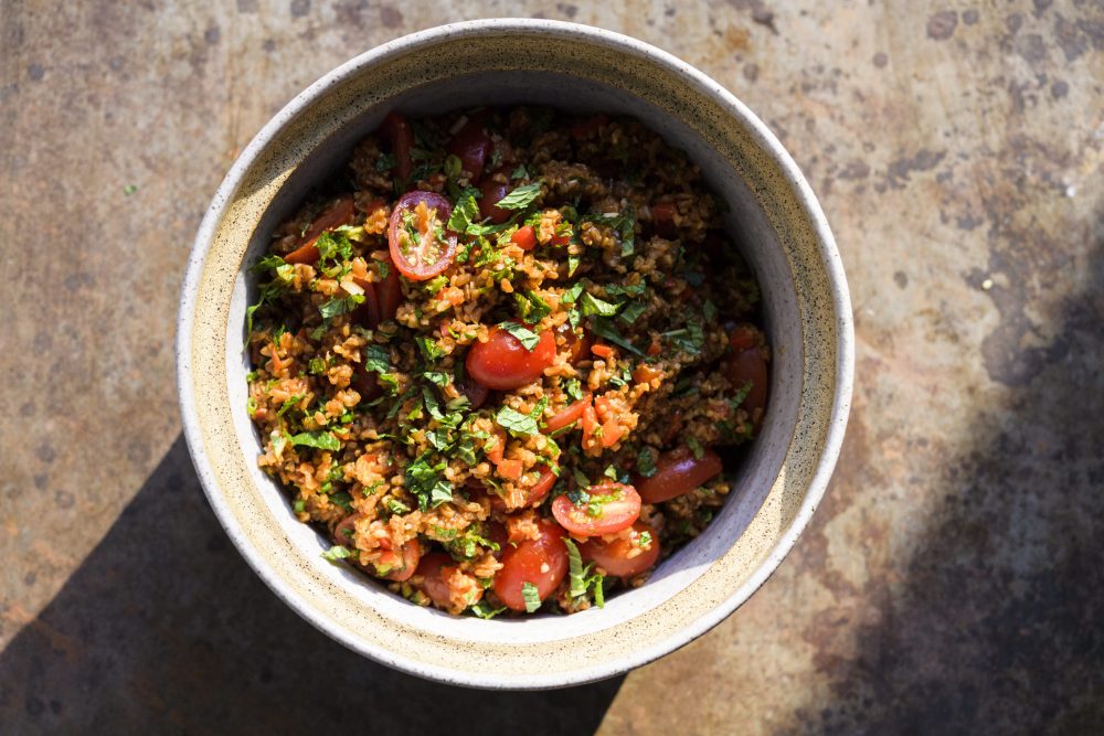 From the Silk Road, Tomato-Herb Bulgur Pilaf