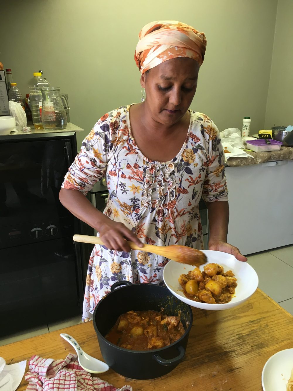 Cooking Curry in Cape Malay