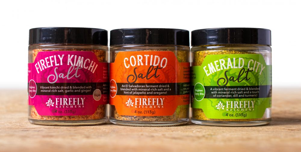 These salts use fermented foods like kimchi for deep flavor.