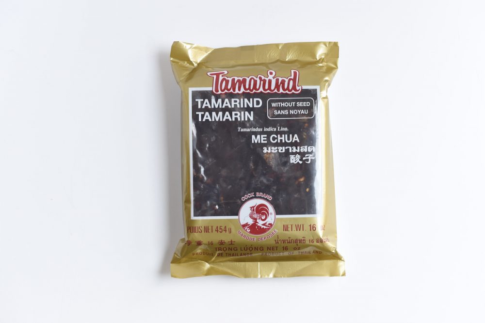 We use tamarind pulp in dipping sauce for chicken.