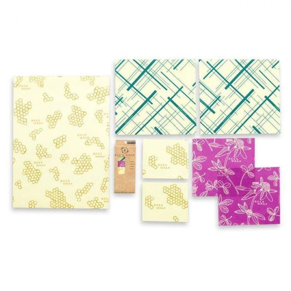 Bee s wrap reusable food wraps set of 7 dksolutions