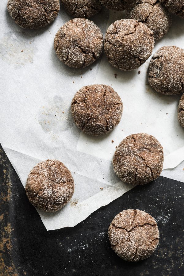 Chocolate-Almond Spice Cookies