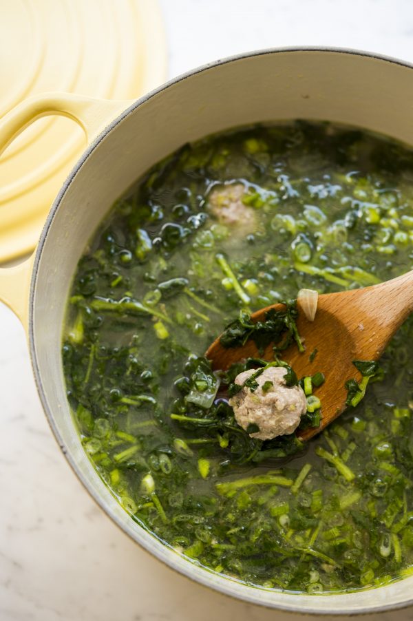 Vietnamese Meatball and Watercress Soup (Canh)