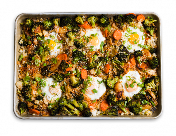 Hetty McKinnon’s Kimchi and Broccoli Oven-Fried Rice